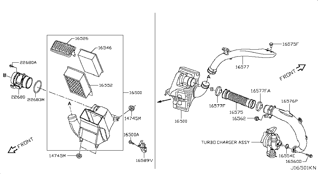 NISSAN 16552AY900 - Воздушный фильтр parts5.com