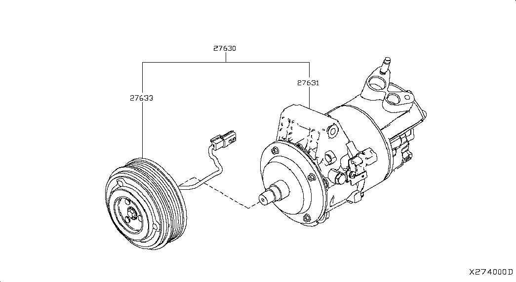 RENAULT 92600ZW70J - Компрессор кондиционера parts5.com