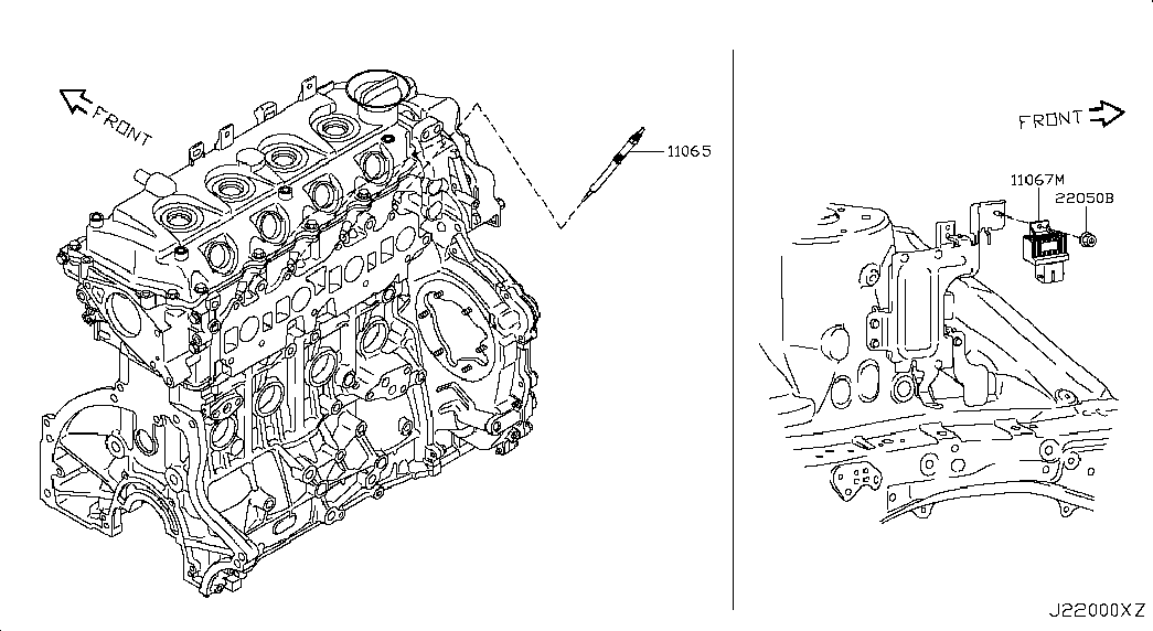 NISSAN 11065 5X00A - Свеча накаливания parts5.com