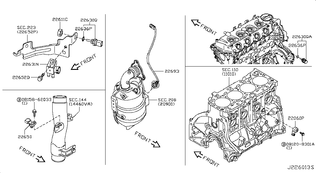 NISSAN 22771-1AT0A - Датчик, давление выхлопных газов parts5.com