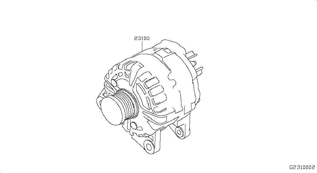 DACIA 23 10 04B E0B - Шкив генератора, муфта parts5.com