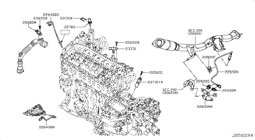 Infiniti 2373100Q0M - Датчик, положение распределительного вала parts5.com