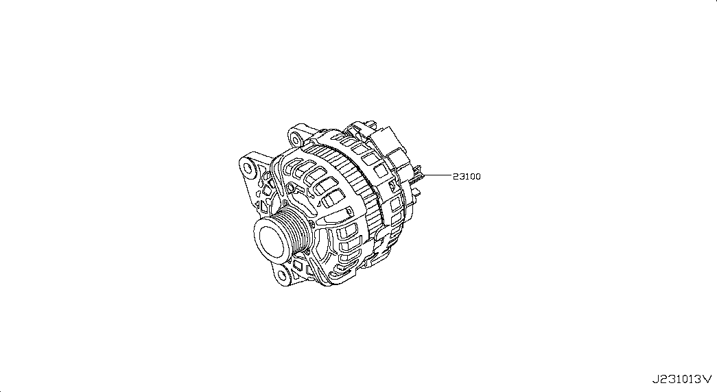 RENAULT 231004BE0A - Alternador parts5.com