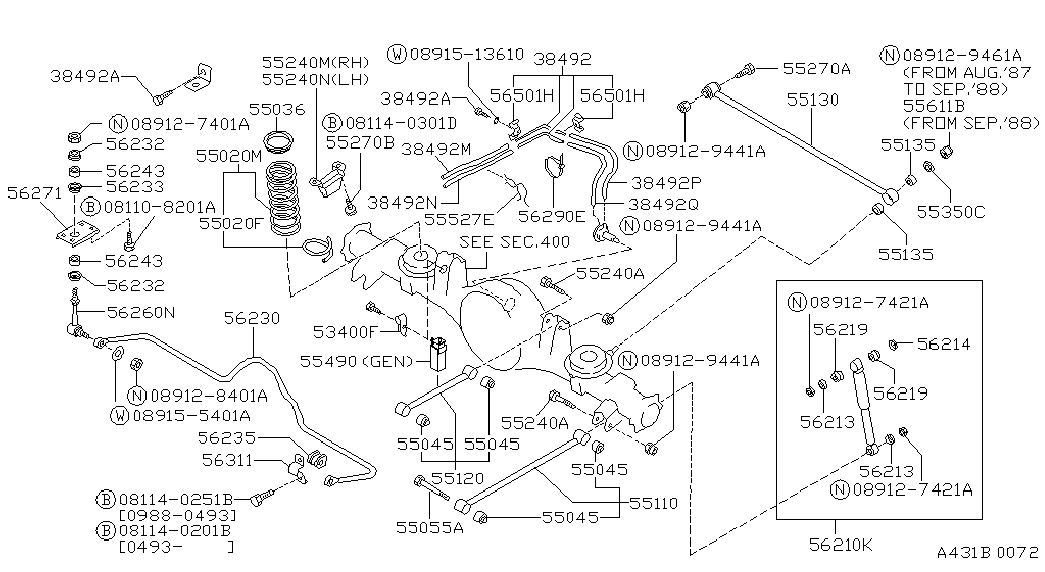 NISSAN 56260-01J10 - Тяга / стойка, стабилизатор parts5.com