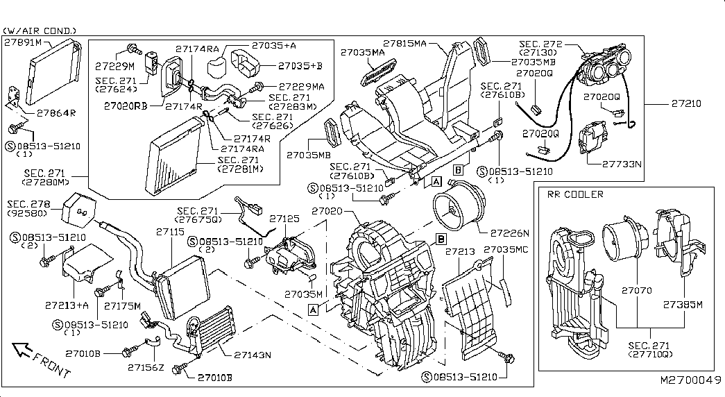 NISSAN 27891-AX010 - Фильтр воздуха в салоне parts5.com