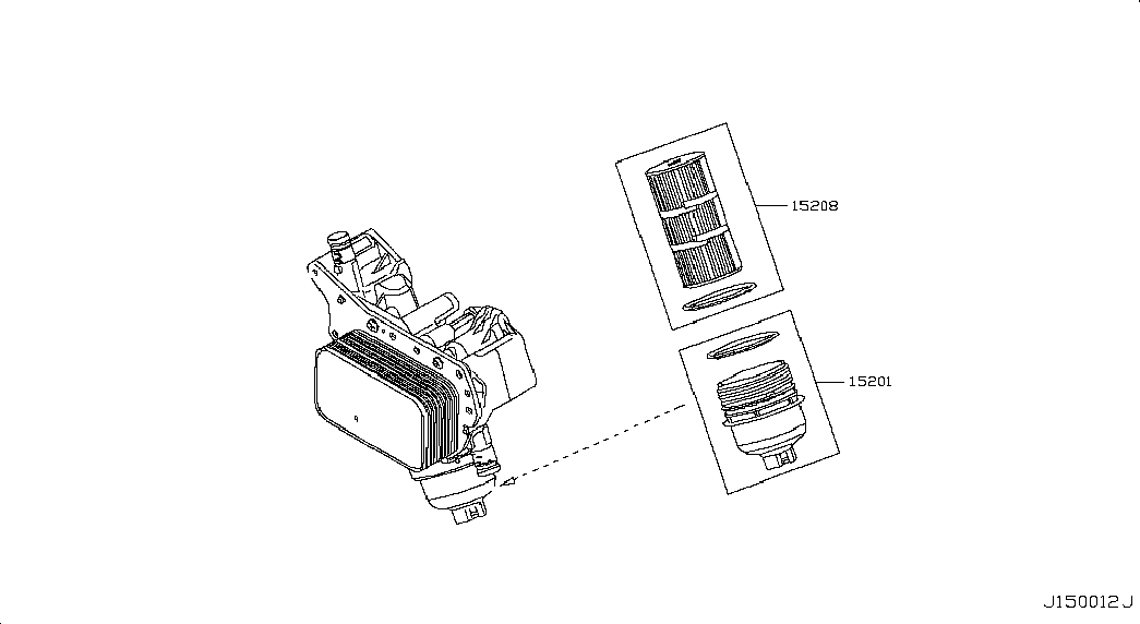 NISSAN 15209-00Q0D - Масляный фильтр parts5.com