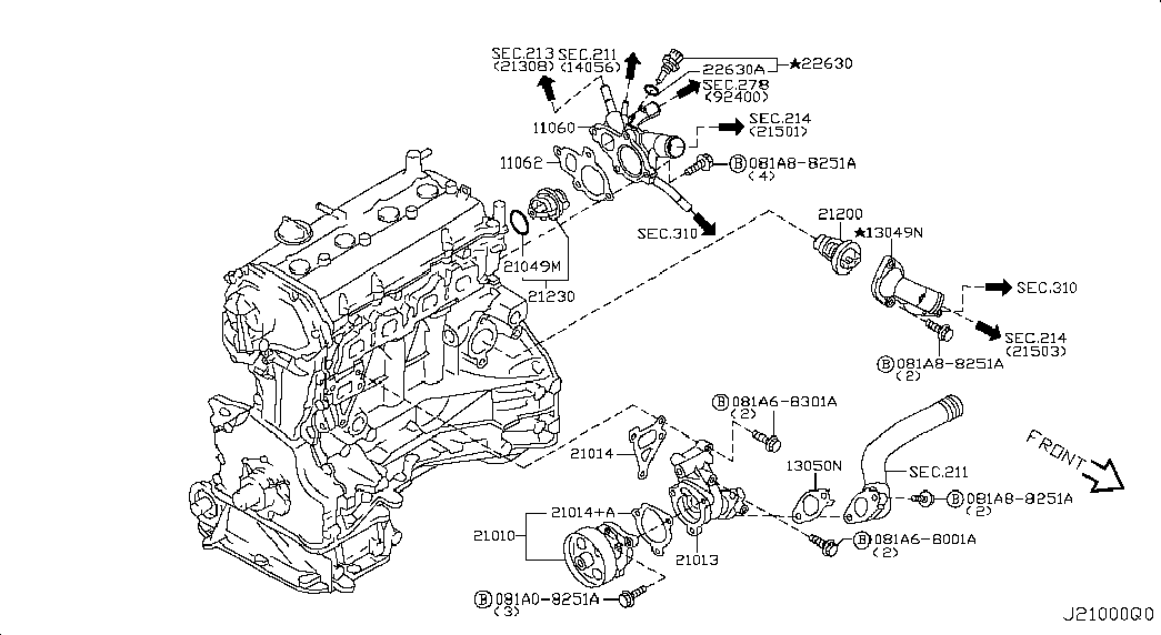 DACIA 11 06 26N 20A - GSKT-WATER OUTLET parts5.com