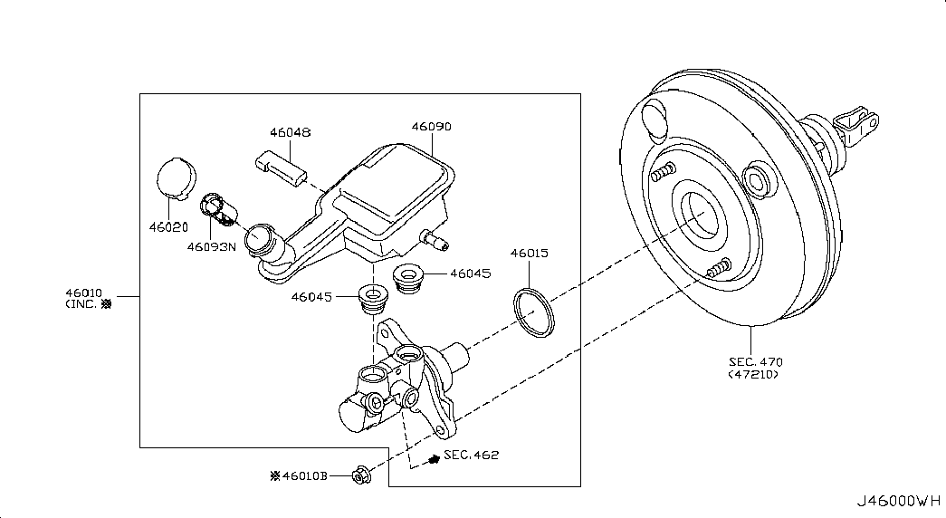 NISSAN 460201HA0A - Крышка, бачок тормозной жидкости parts5.com