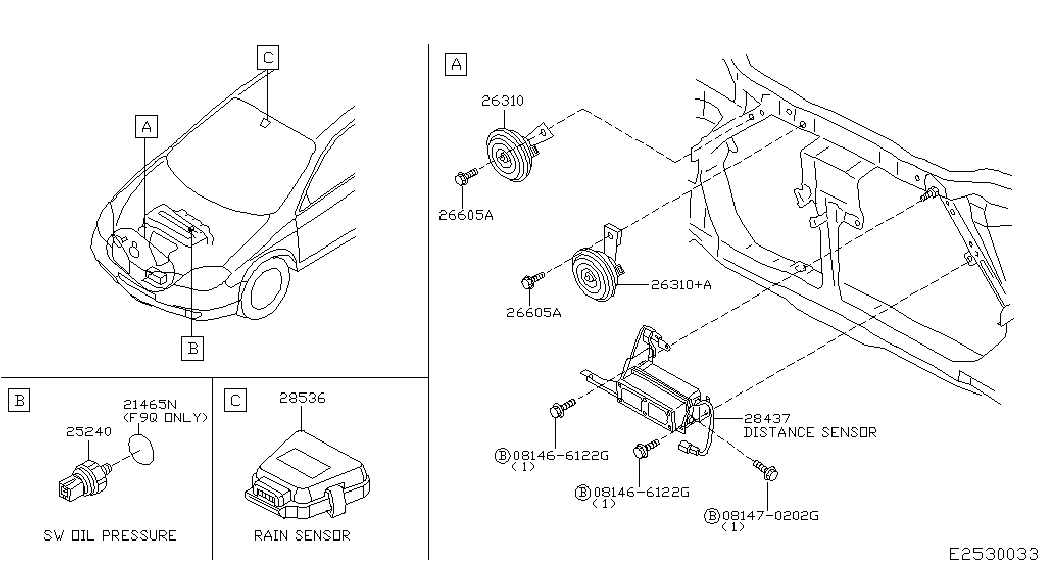 NISSAN 25240-70J00 - Датчик, давление масла parts5.com