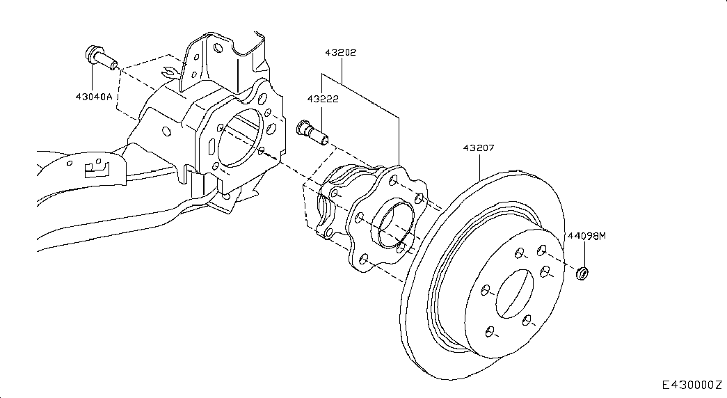 NISSAN 43206-JD00A - Тормозной диск parts5.com