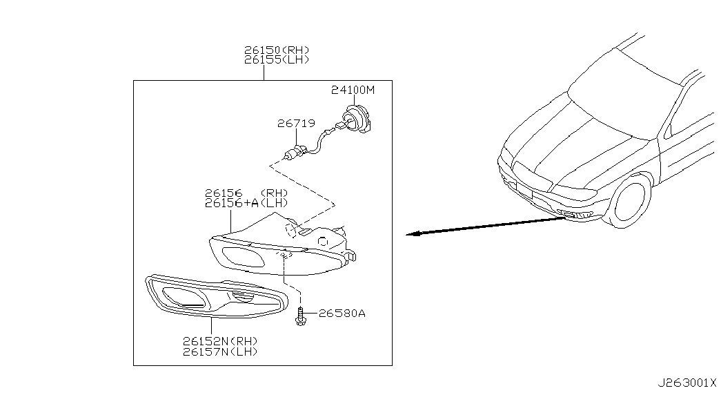 NISSAN 26293-89905 - Лампа накаливания, фара с автоматической системой стабилизации parts5.com