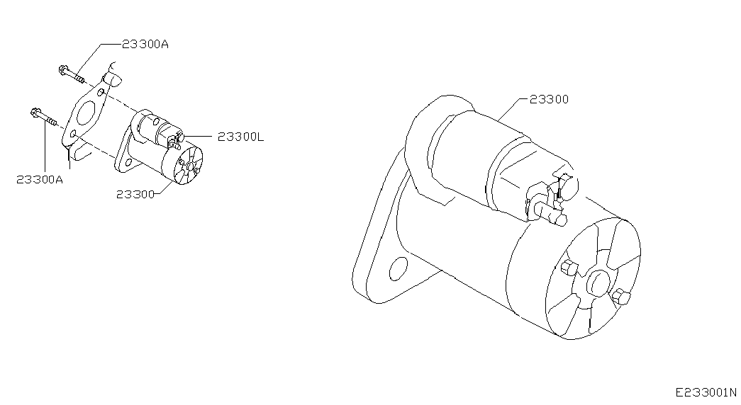 NISSAN 23300-BN700 - Стартер parts5.com