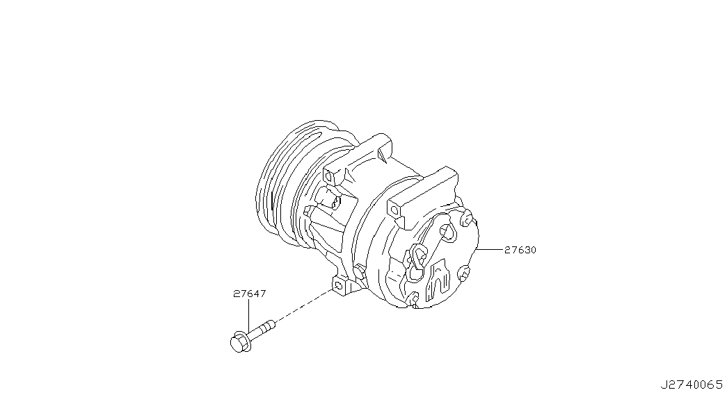 RENAULT 92600BN701 - Компрессор кондиционера parts5.com