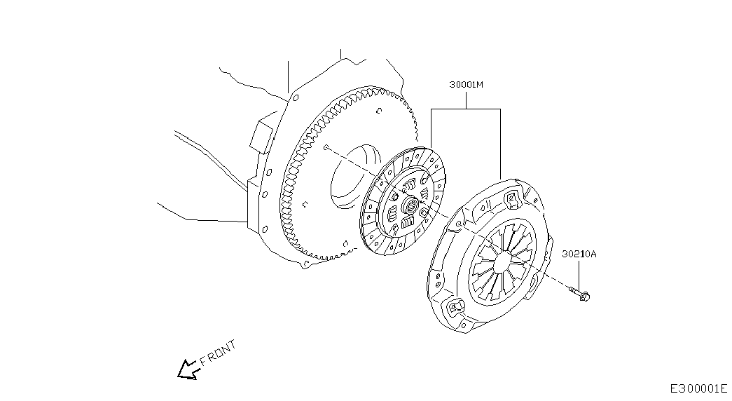 NISSAN 30300-CR14B - Комплект сцепления parts5.com