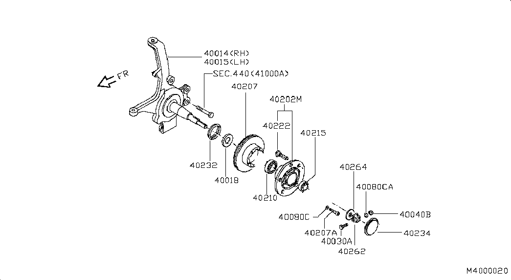 NISSAN 40206-MB600 - Тормозной диск parts5.com