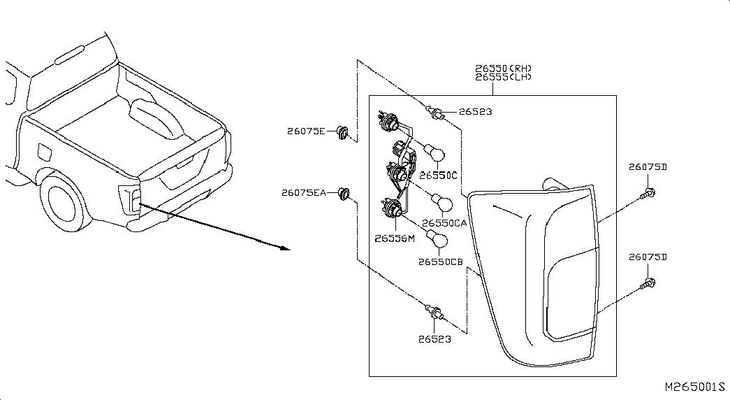 NISSAN 26275-EM00A - Лампа, лампа чтения parts5.com