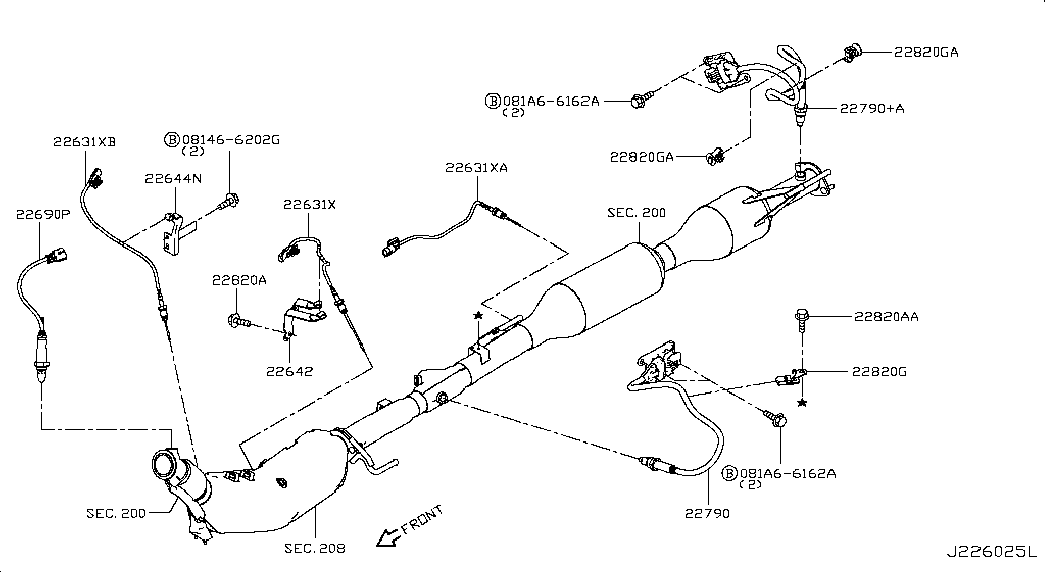 Infiniti 22790-00Q0B - NOx-датчик, NOx-катализатор parts5.com