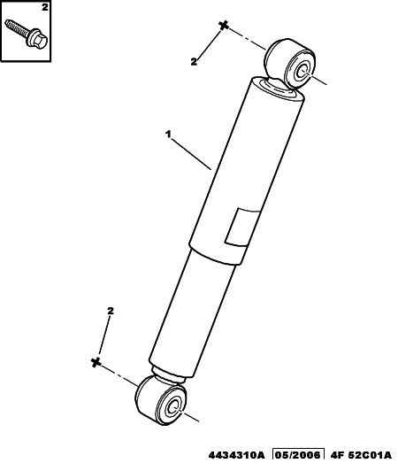 CITROËN 5206 J1 - Амортизатор parts5.com