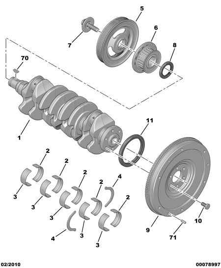 CITROËN 96 772 672 80 - Шестерня, коленчатый вал parts5.com