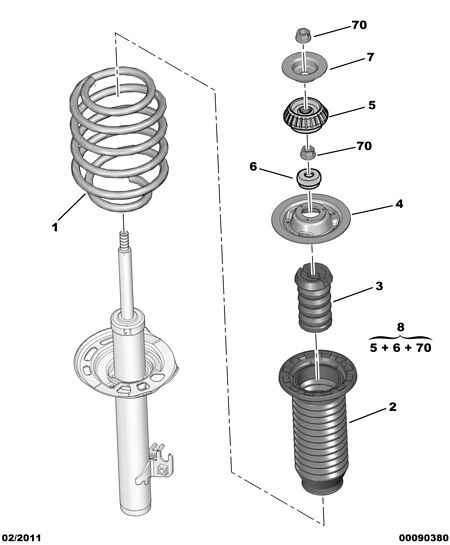 DS 5035 57 - SHOCK-ABSORB.BALL THRUST BEARG parts5.com