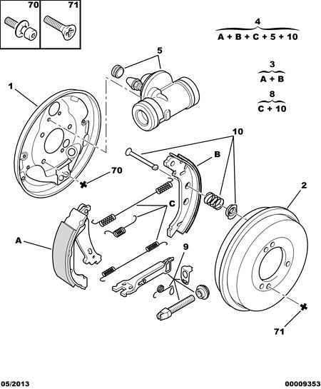 CITROËN 4402 C1 - Колесный тормозной цилиндр parts5.com