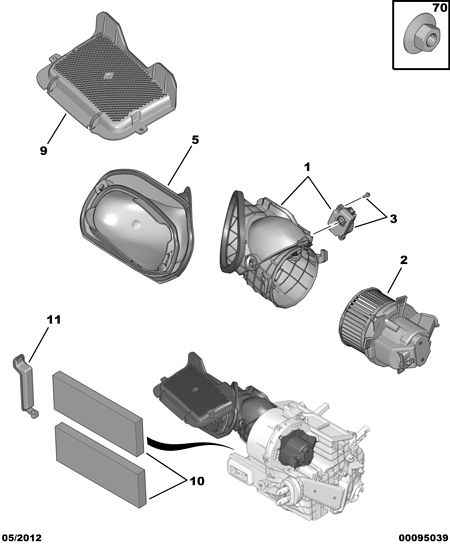 RENAULT 16 091 721 80 - Элементы управления, кондиционер parts5.com