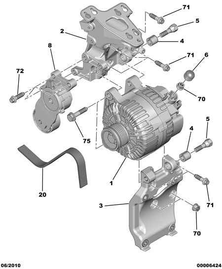 CITROËN 5750-VN - Correa trapecial poli V parts5.com