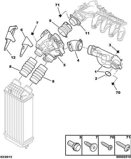 CITROËN/PEUGEOT 1440 61 - Шланг радиатора parts5.com