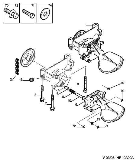 CITROËN/PEUGEOT 1001.68 - Масляный насос parts5.com