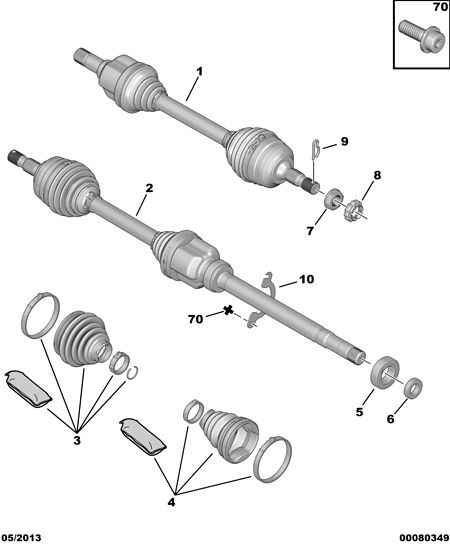 PEUGEOT 3272 ZE - Приводной вал parts5.com