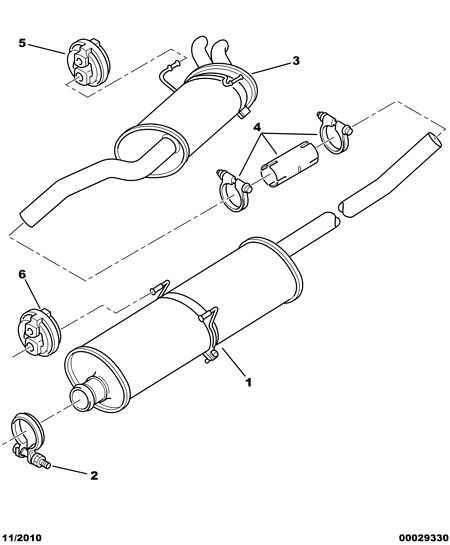 Talbot 1755 63 - Кронштейн, втулка, система выпуска ОГ parts5.com