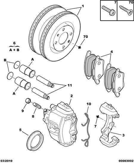 CITROËN 4427 C1 - Комплектующие для колодок дискового тормоза parts5.com