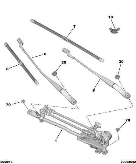 PEUGEOT (DF-PSA) 16 106 725 80 - Щетка стеклоочистителя parts5.com