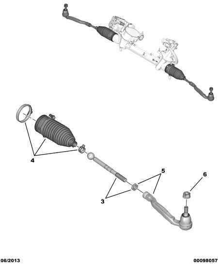 PEUGEOT 16 112 421 80 - Наконечник рулевой тяги, шарнир parts5.com