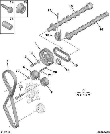 CITROËN 0829.F5 - Натяжной ролик, ремень ГРМ parts5.com