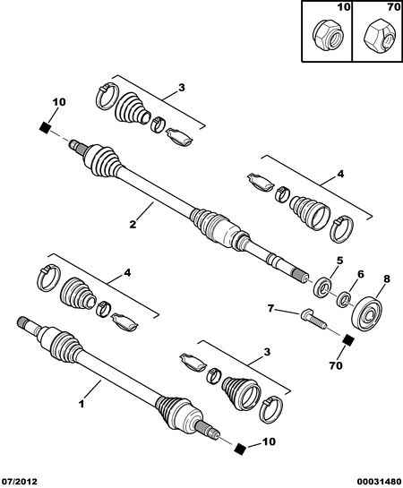 CITROËN 3272 8E - Приводной вал parts5.com