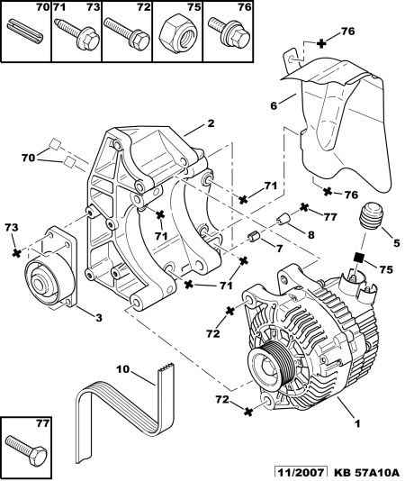 PEUGEOT (DF-PSA) 5750 YC - Поликлиновой ремень parts5.com