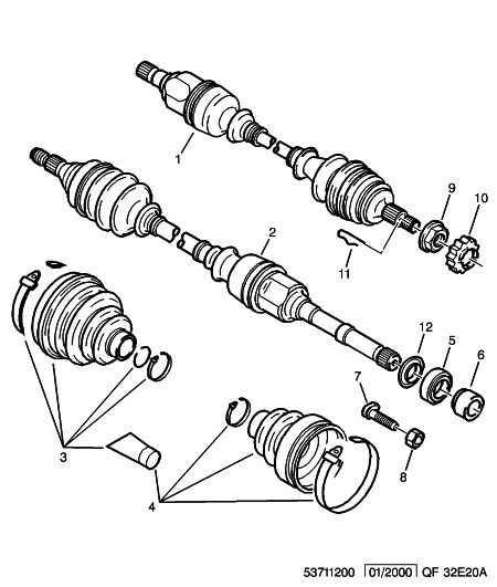 PEUGEOT 3272 9C - Шарнирный комплект, ШРУС, приводной вал parts5.com