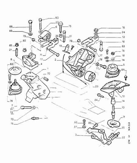 PEUGEOT 1827.22 - Подушка, опора, подвеска двигателя parts5.com