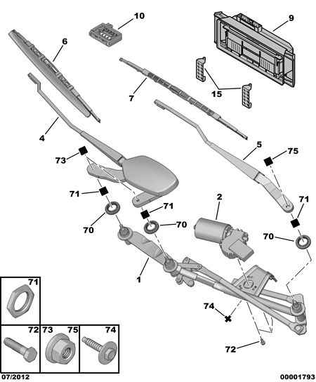 PEUGEOT 6426 HW - Wiper Blade parts5.com