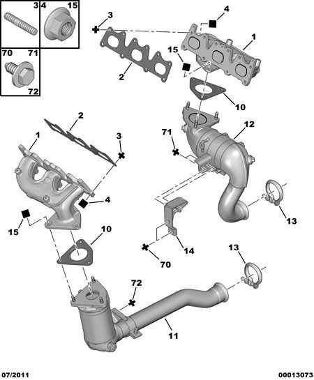 PEUGEOT (DF-PSA) 1705 TH - Труба выхлопного газа parts5.com