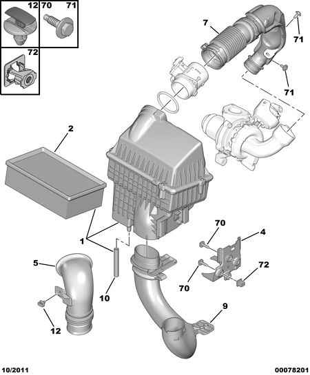 CITROËN 1444 TE - Воздушный фильтр parts5.com