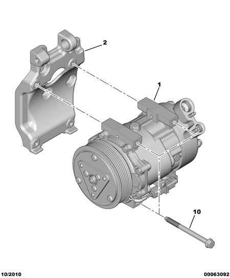 PEUGEOT 6453.YJ - Compresor, aire acondicionado parts5.com