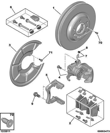 PEUGEOT 4253-26 - Тормозные колодки, дисковые, комплект parts5.com