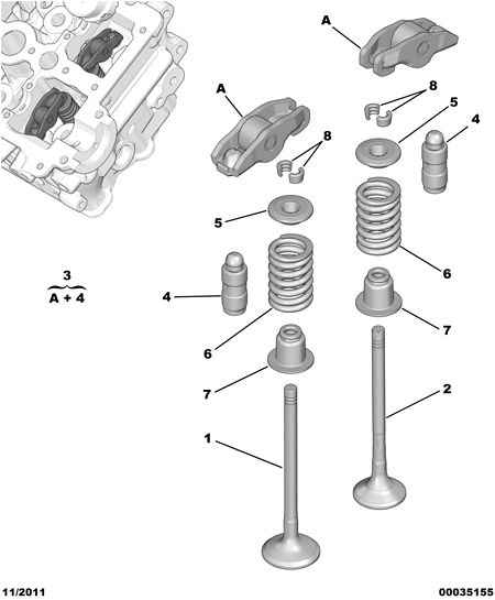 PEUGEOT 0903.H0 - Комплектующие, балансир parts5.com