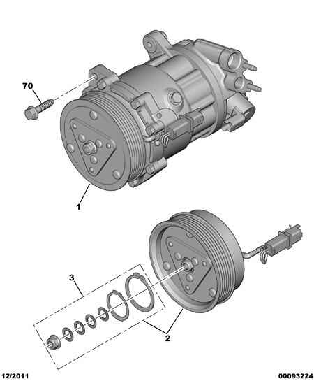 CITROËN 6453 WT - Компрессор кондиционера parts5.com