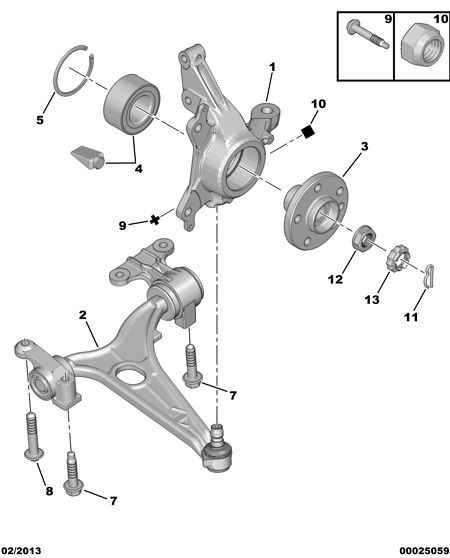 CITROËN 3345 47 - Комплект подшипника ступицы колеса parts5.com