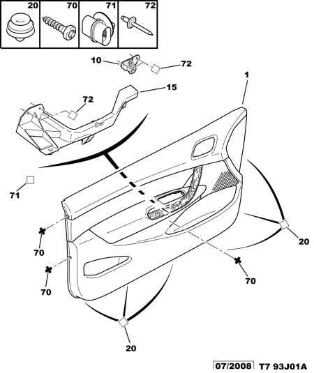 CITROËN 9341 PF - Clip, trim / protective strip parts5.com