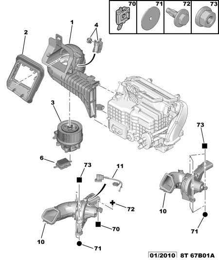 CITROËN/PEUGEOT 6441 CP - Вентилятор салона parts5.com