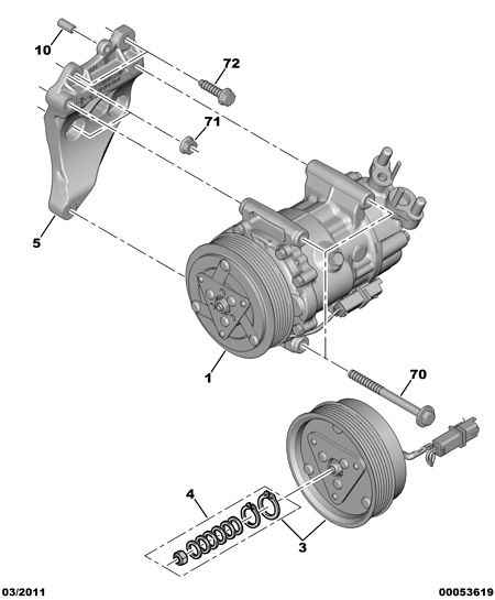 DS 6487 01 - Compresor, aire acondicionado parts5.com